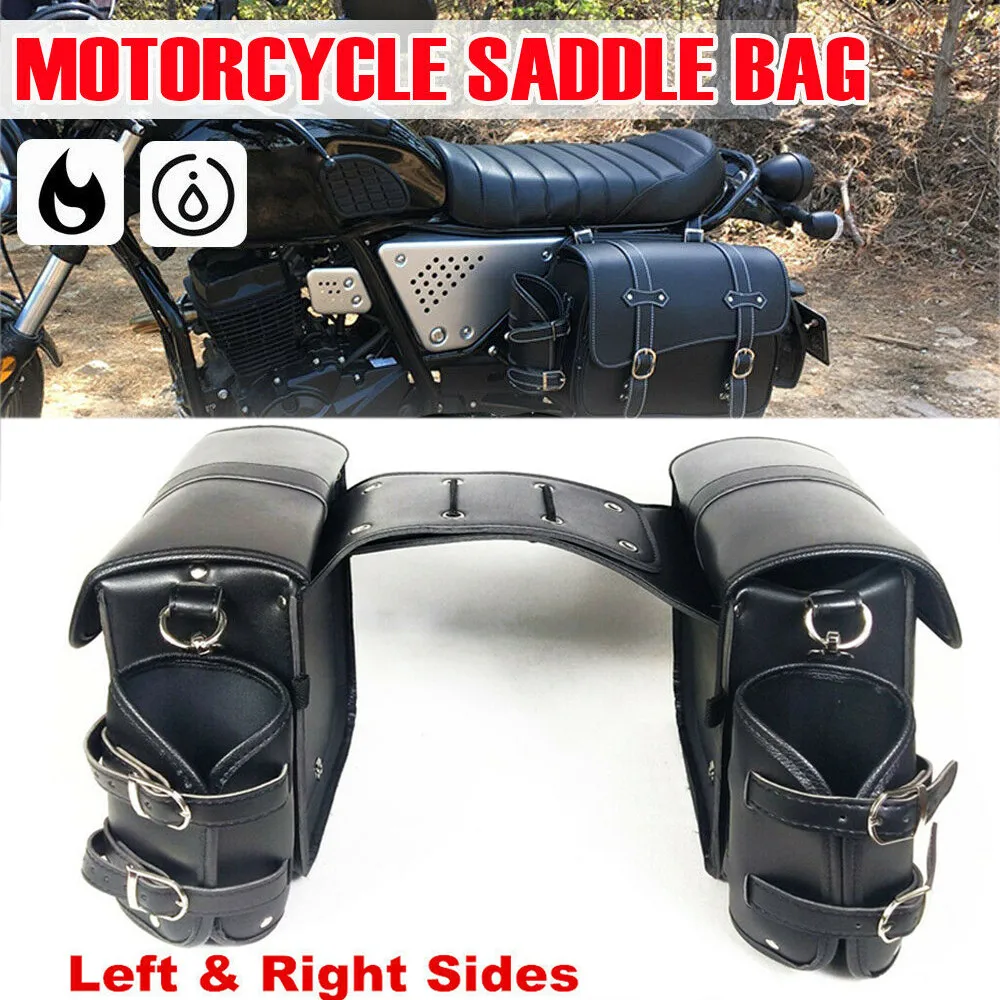 

Motorcycle Waterproof Racing Race Moto Helmet Travel Bags Suitcase Saddlebags Pair Saddle Bags
