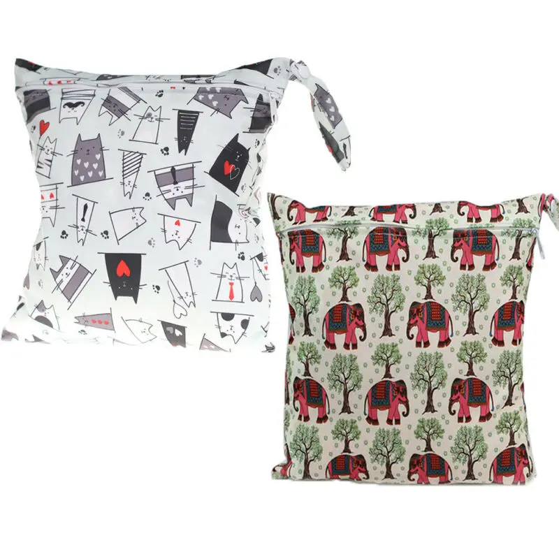 28 см х 30 сумка из узорчатой ткани Водонепроницаемый многоразовые