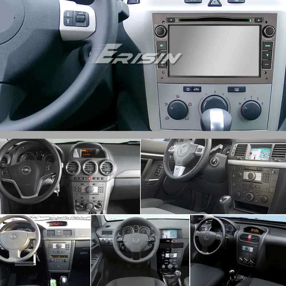Erisin ES4860PG 7 &quotHD Android 9 0 четырехъядерный 2G RAM автомобильный DVD PX30 DAB + GPS Sat для Opel Vauxhall