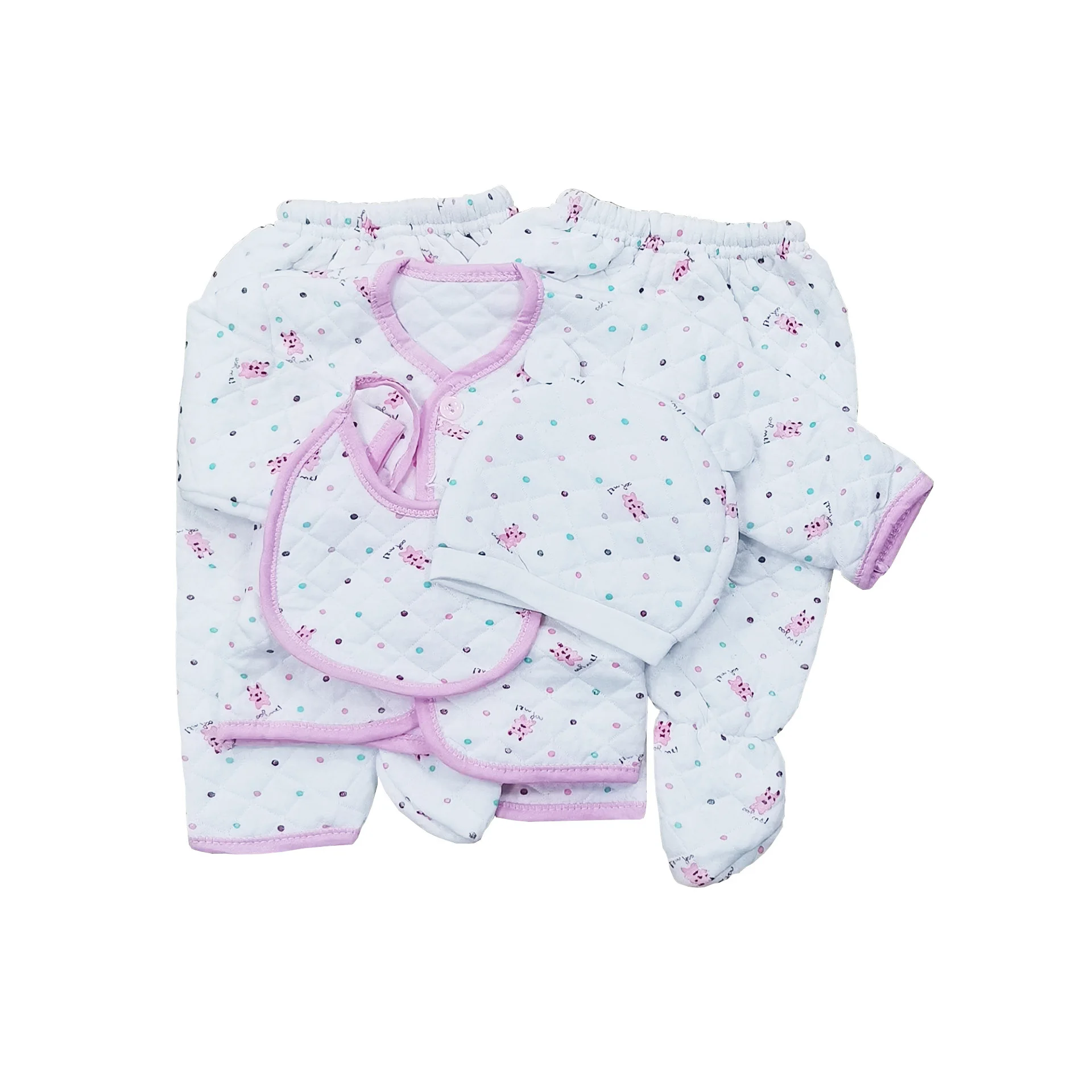 Детский комплект из 5 сэндвичей на осень и зиму нижнее белье для новорожденных