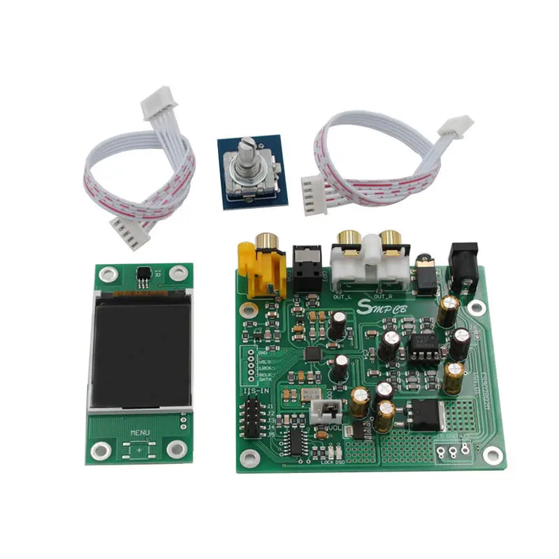 Es9038 Q2M Dac Dsd Decoder Support Iis 384Khz Coaxial Fiber Dop For Hifi Amplifier Audio With Oled | Электроника