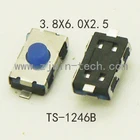 20 шт. переключатель типа такт резиновый Микро Кнопочный переключатель автомобильные кнопки 4x6x2.5мм (3x6мм) Мгновенный Такт кнопочный переключатель (специальный)