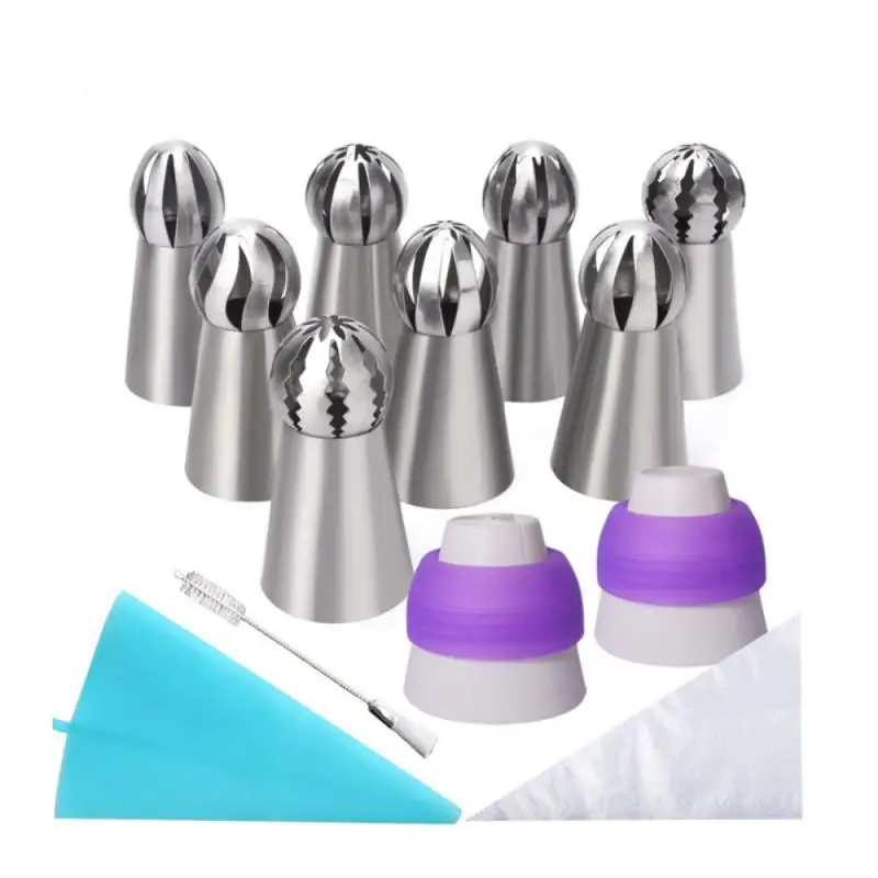 

22PCS/Set Kitchen Accessories Silicone Icing Piping Cream Pastry Bag DIY Cake Decorating Set Cocina Stainless Steel Nozzle Set