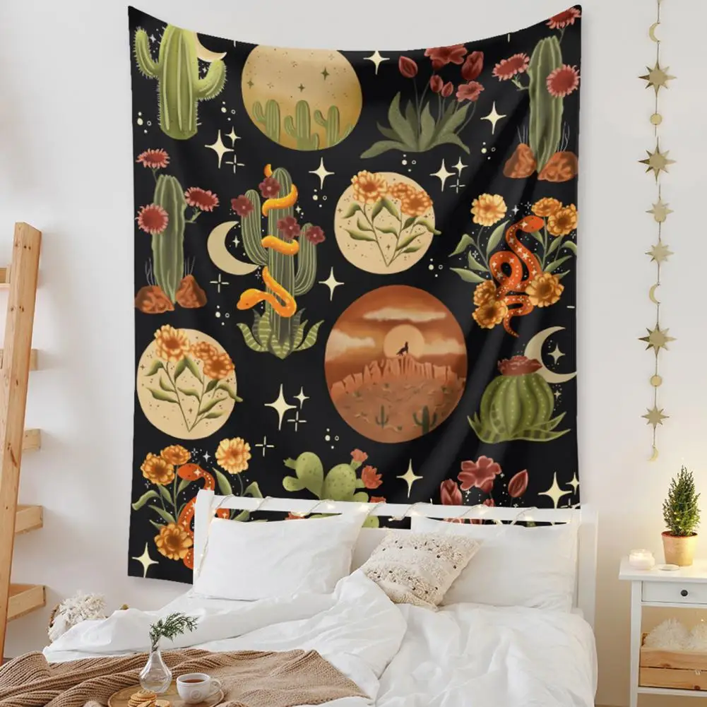 

Elegant Hanging Blanket Decorative Tapestry Skin-friendly Polyester Machine Washable Hanging Blankets Wall Decor for Home Decor