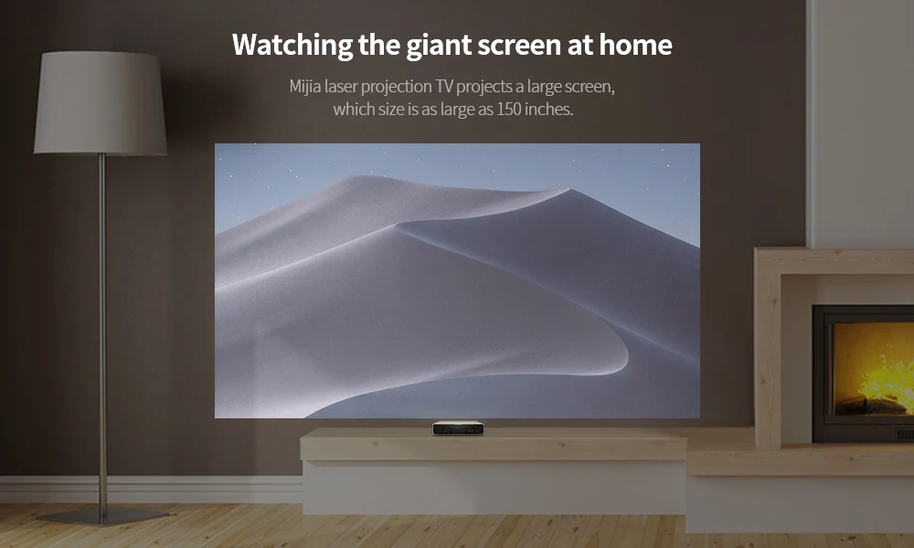 Xiaomi Mijia, Ультра короткий лазерный проектор на английском языке, 150 дюймов, 5000 ANSI, 1080 P, 4 K, Android, домашний ТВ-кинотеатр, WiFi, BT