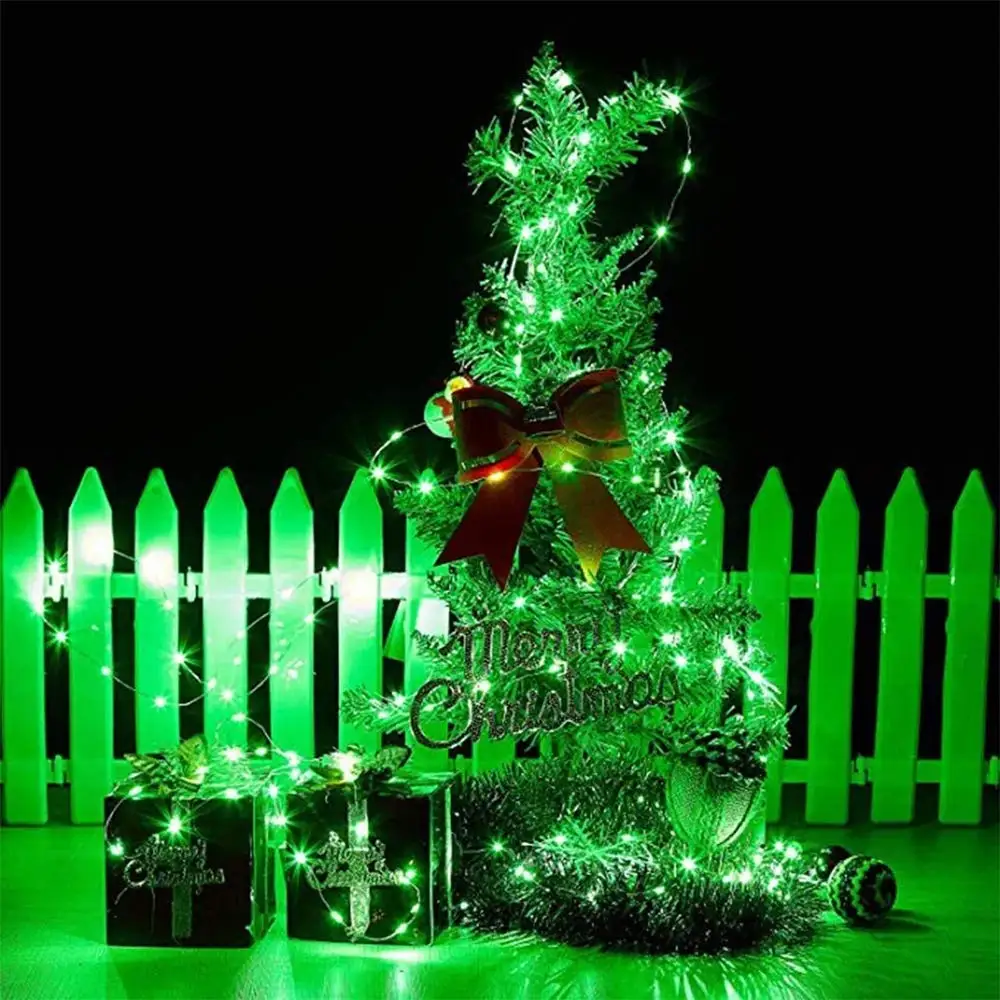 С регулируемой яркостью 11 м/21m зеленый светодиодный открытый Солнечный свет