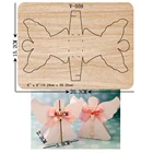 Новая коробка для сладостей деревянная форма, пресс-формы для скрапбукинга, разных размеров, V-559