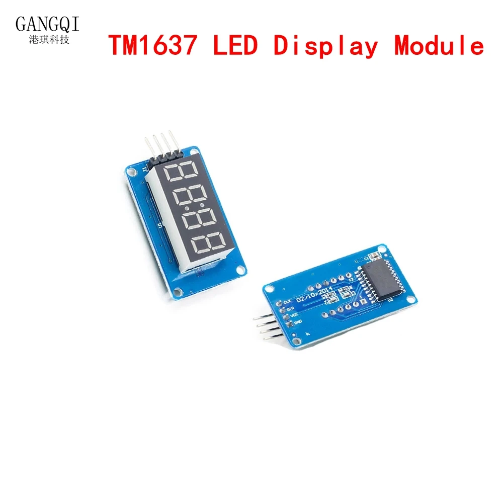 

1pcs TM1637 4 Bits Digital LED Display Module For Arduino 7 Segment 0.36Inch Clock RED Anode Tube Four Serial Driver Board Pack