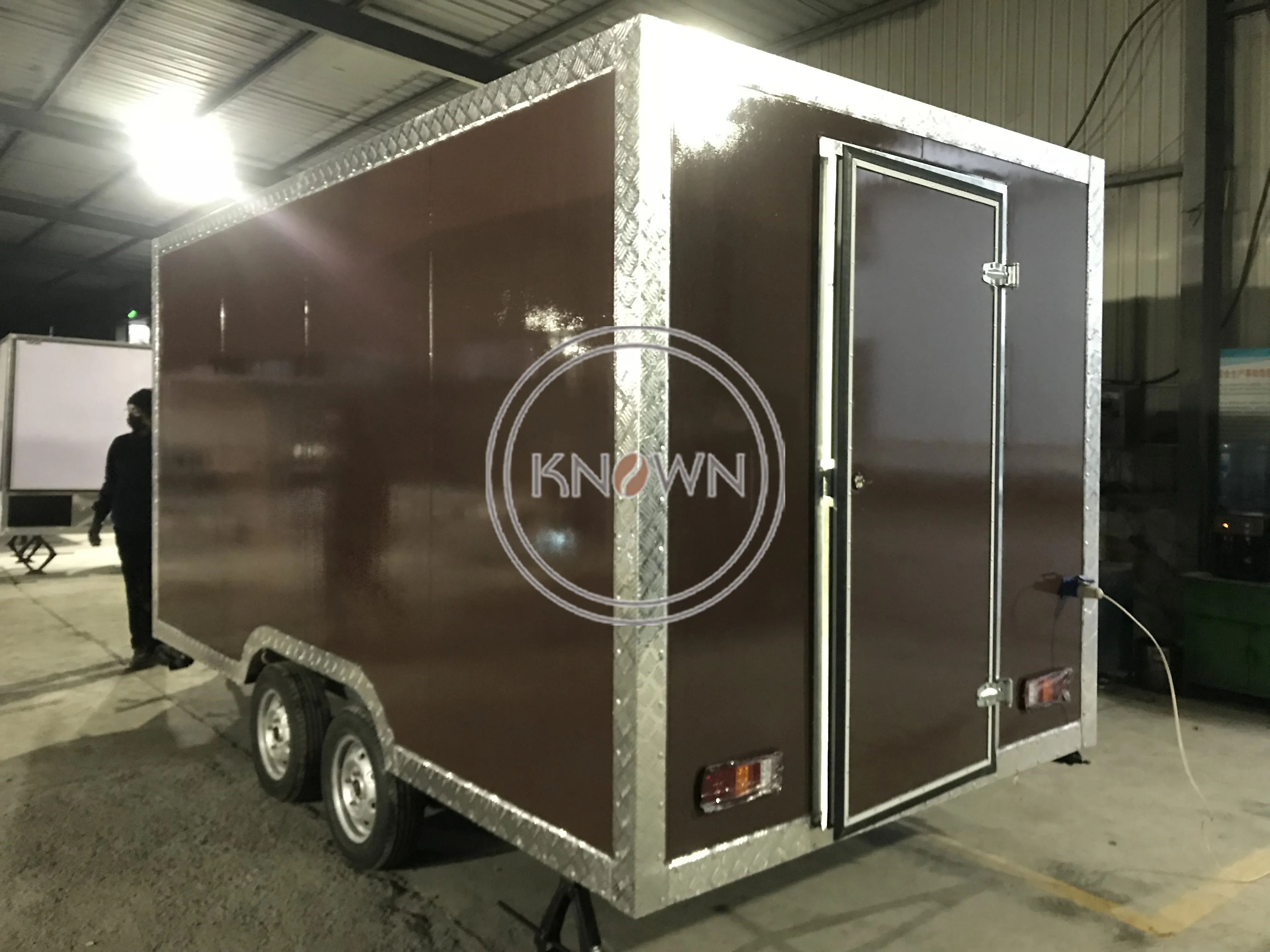 Квадратная торговая тележка для мороженого Мобильная еды продажа грузовиков