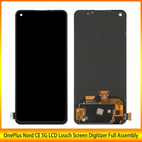 oled material lcd louch screen digitizer full assembly for oneplus nord ce 5g mobile phone repalcement parts