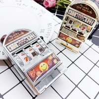cute juicing machine key chain vintage rocker movable game machine entertainment relaxation key ring classic arcade pendant