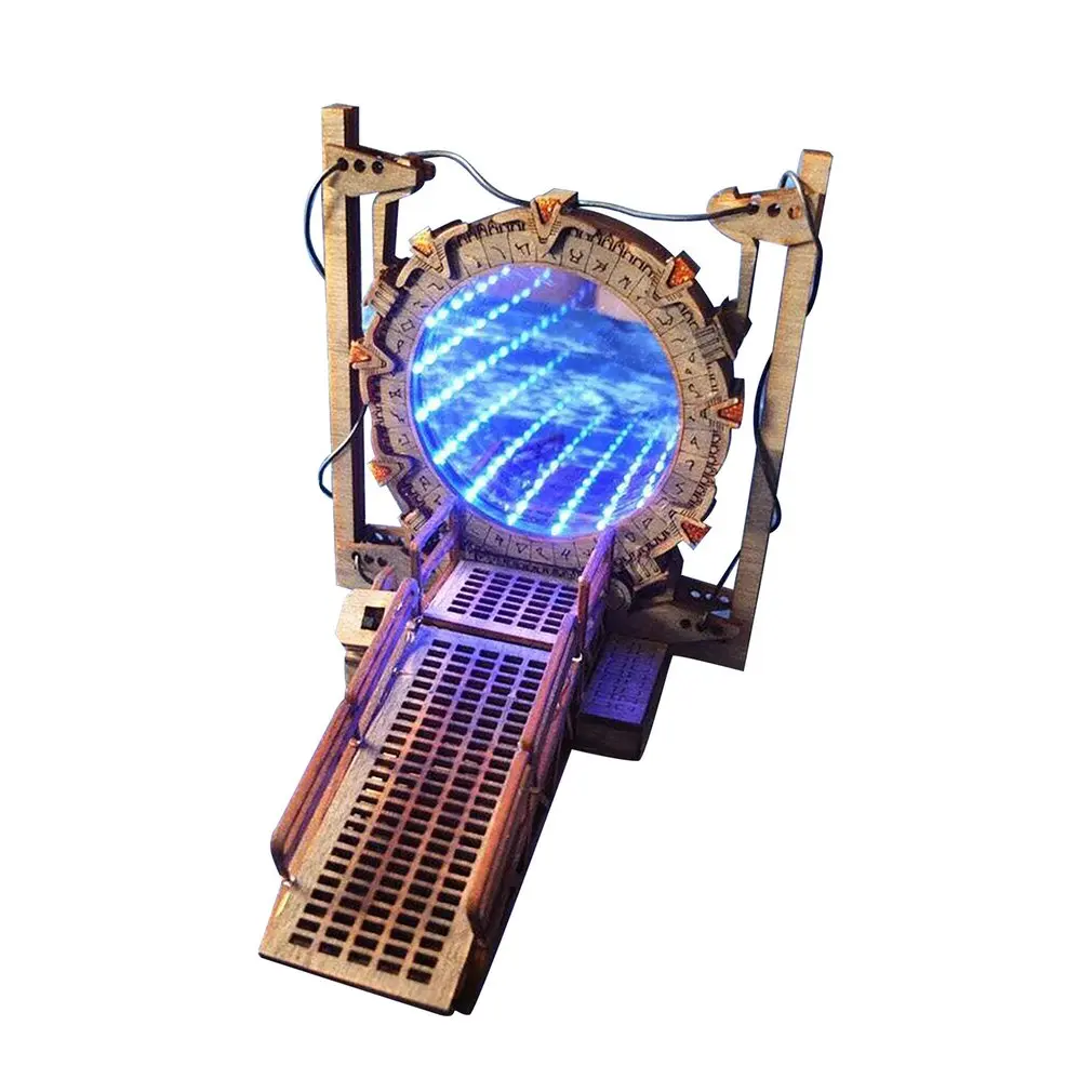 

Galaxy Gate Bookend Sculpture Decor Crafts Organize Books Furnishings Time Tunnel Book Shelf Galaxy Gate Bookends