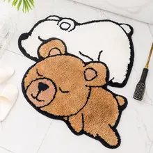 Entrance Door Mat Animal Bear Panda Dog Husky Duck Shaped Bath Rug Bathroom Non-Slip Toilet Carpet Absorbent Anti-Slip Doormat Entrance Door Mat Animal Bear Panda Dog Husky Duck Shaped Bath Rug Bathroom Non-Slip Toilet Carpet Absorbent Anti-Slip Doormat