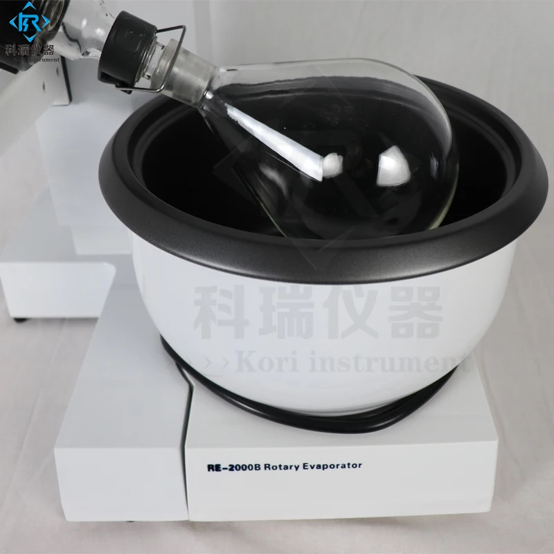 Лабораторный роторный мини испаритель RE2000B 1Л/ротовационный с нагревателем воды
