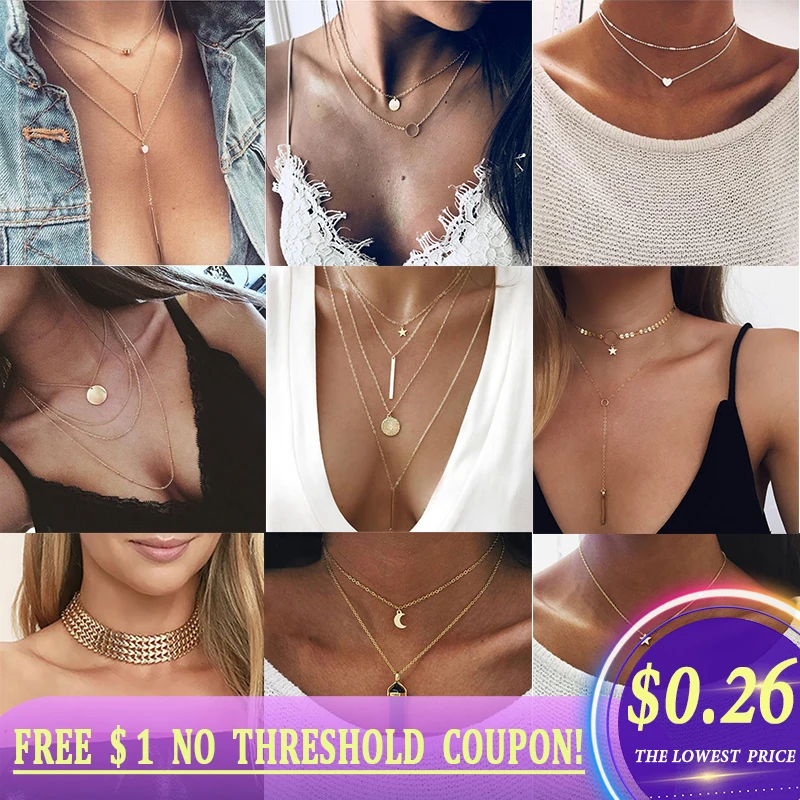 Женское ожерелье с цепочкой длинное подвеской для подружки невесты 2020|Ожерелья