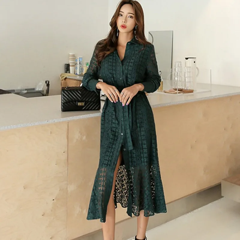 Женское кружевное пляжное платье макси подиумное винтажное в стиле бохо