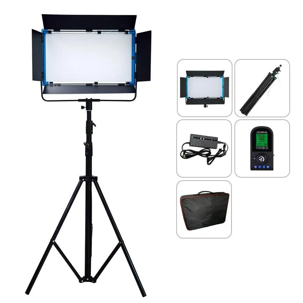 

Led Light Studio 100W Bi-color Yidoblo A-2200IV Led Video Studio Light Video Led Light Photography Lighting Fill Light