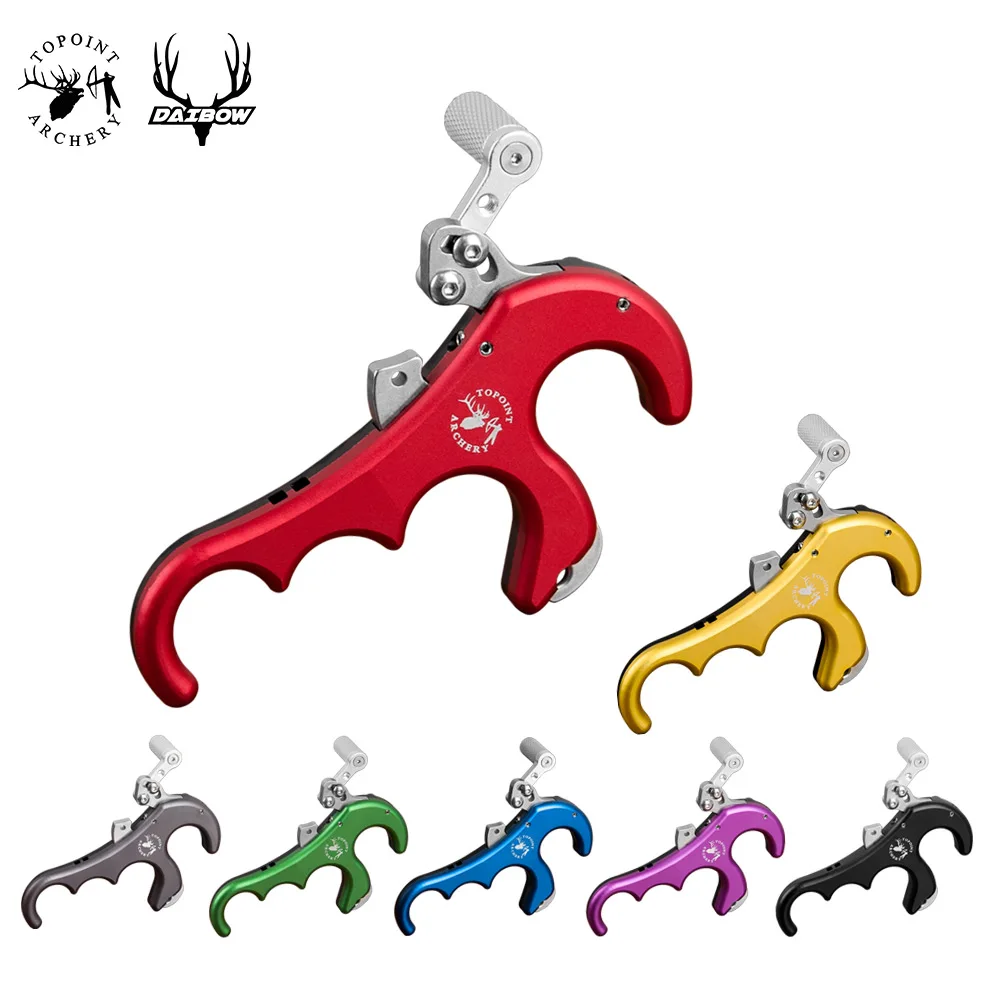 

Topoint Archery TP425 bow release 4Finger release Aluminum Release Aid Automatic Archery Caliper Release for target compound bow