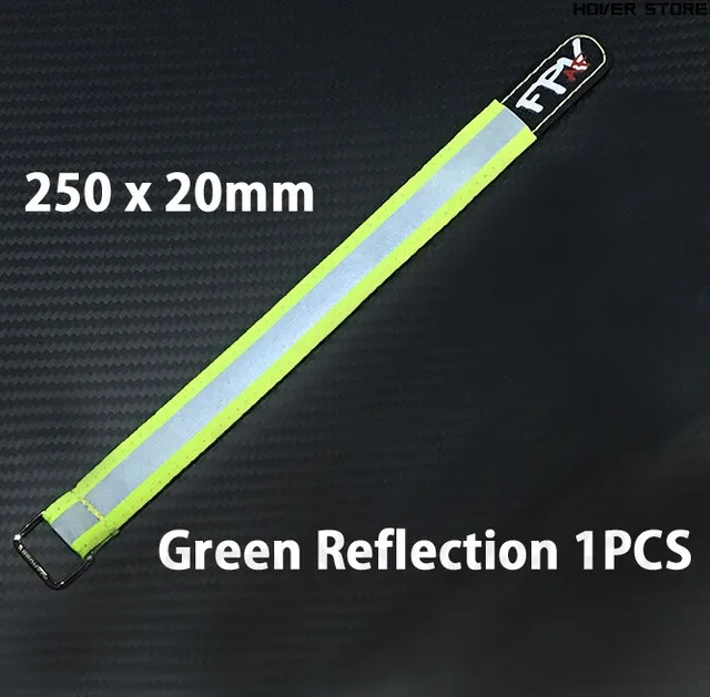 RJX Kevlar Magic Battery Strap 250x20mm Green reflective