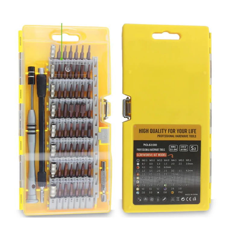 Набор ударных отверток 60 в 1 набор наконечников для ремонта iphone инструментов