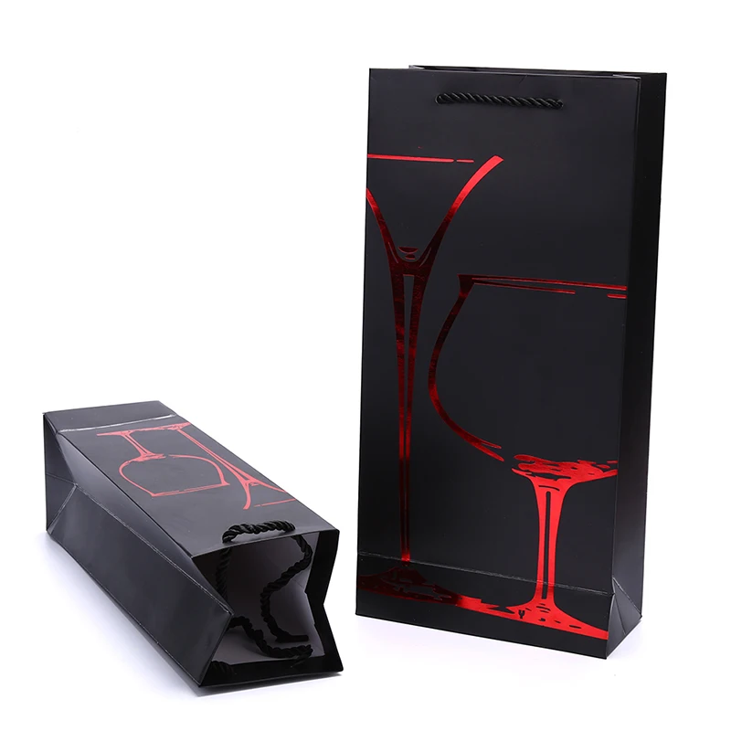 1 шт. Бумага мешки для упаковки вина перевозчика Fsetival вечерние мешок подарка