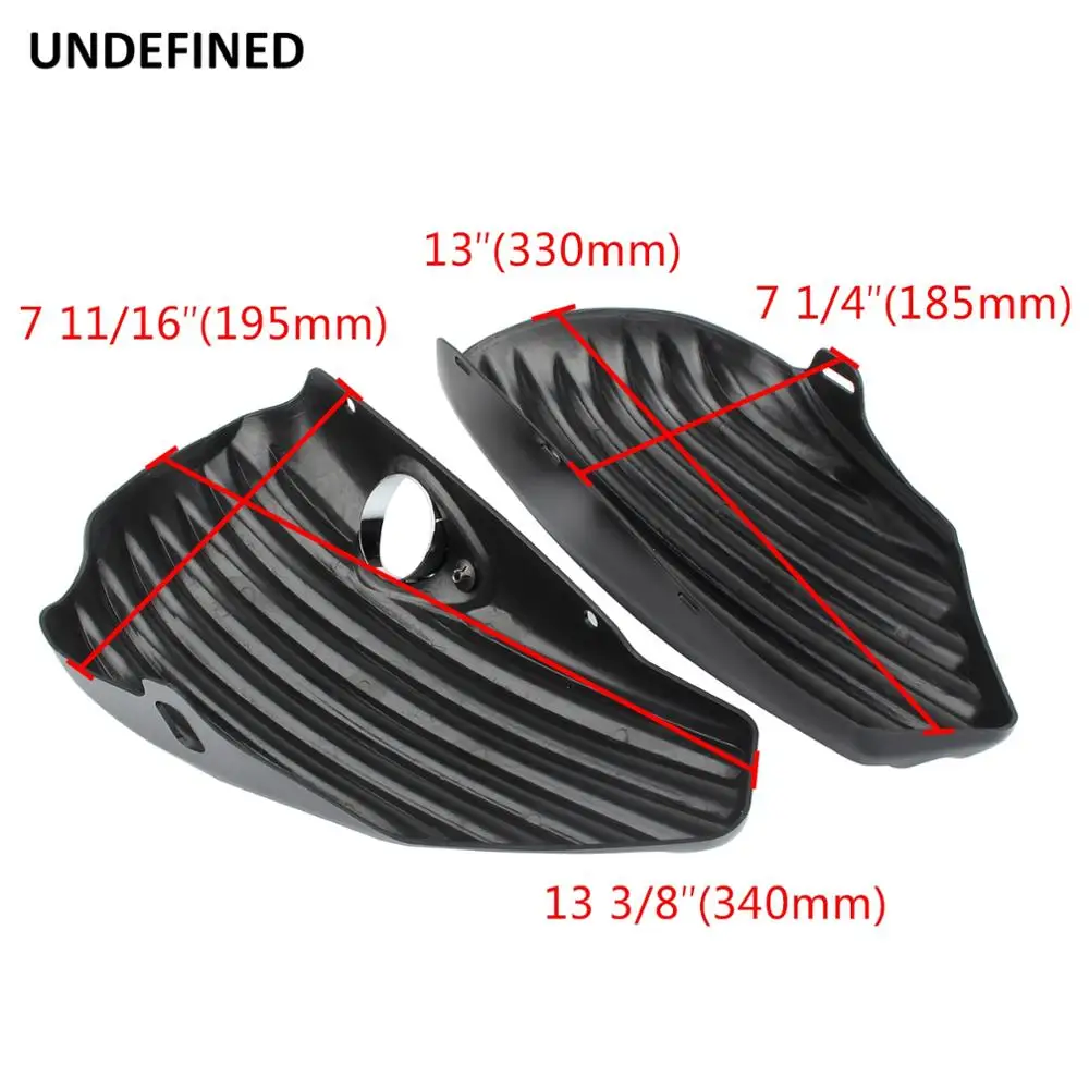 

Black Motorcycle Battery Cover Guard Left Right Plactic Tank Battery Side Covers For Harley Sportster XL883 XL1200 2014-2017