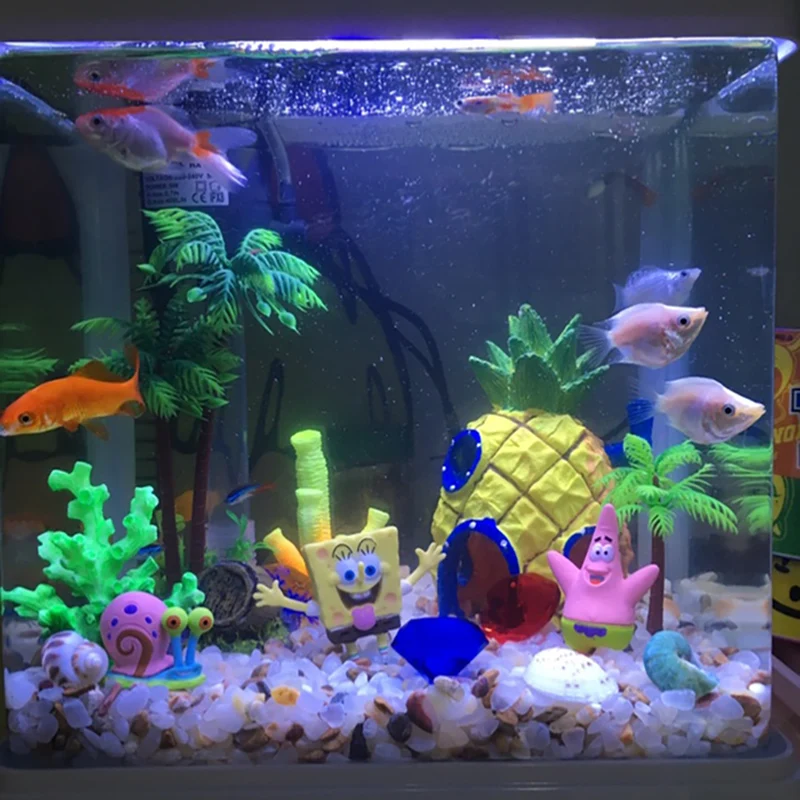 11 шт./компл. аквариум украшения рыбы креветки Dodge норы озеленение декор Дом в