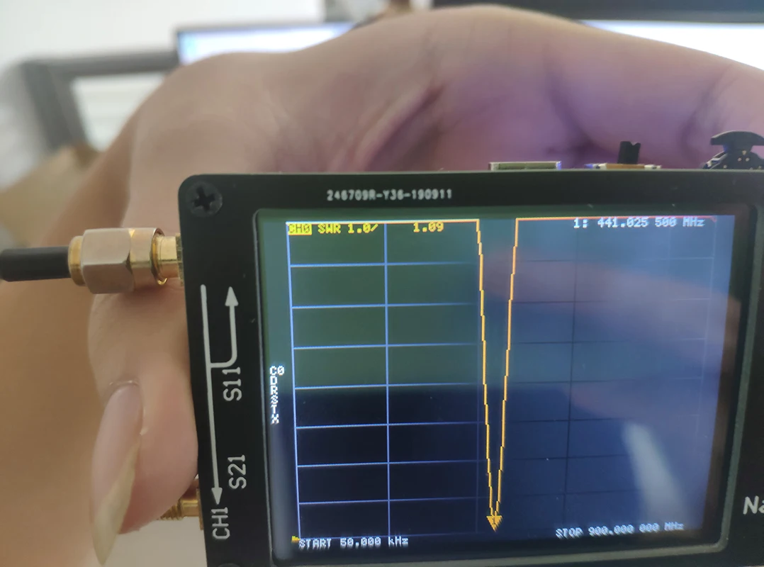 Подлинный NanoVNA векторный сетевой анализатор антенна анализатор коротковолновый MF HF VHF UHF Genius