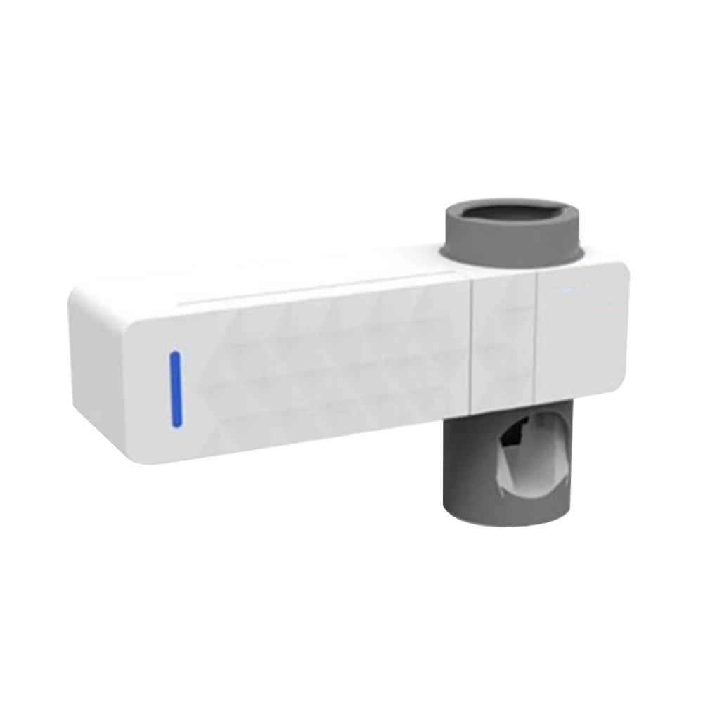 

3 In 1 Multifunction UV Toothbrush Holder Wall Mounted Toothpaste Dispenser With Sterilization Function Household Bathroom Tool