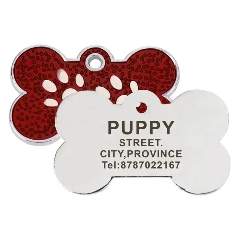 Персонализированная гравировальная идентификационная бирка для домашних