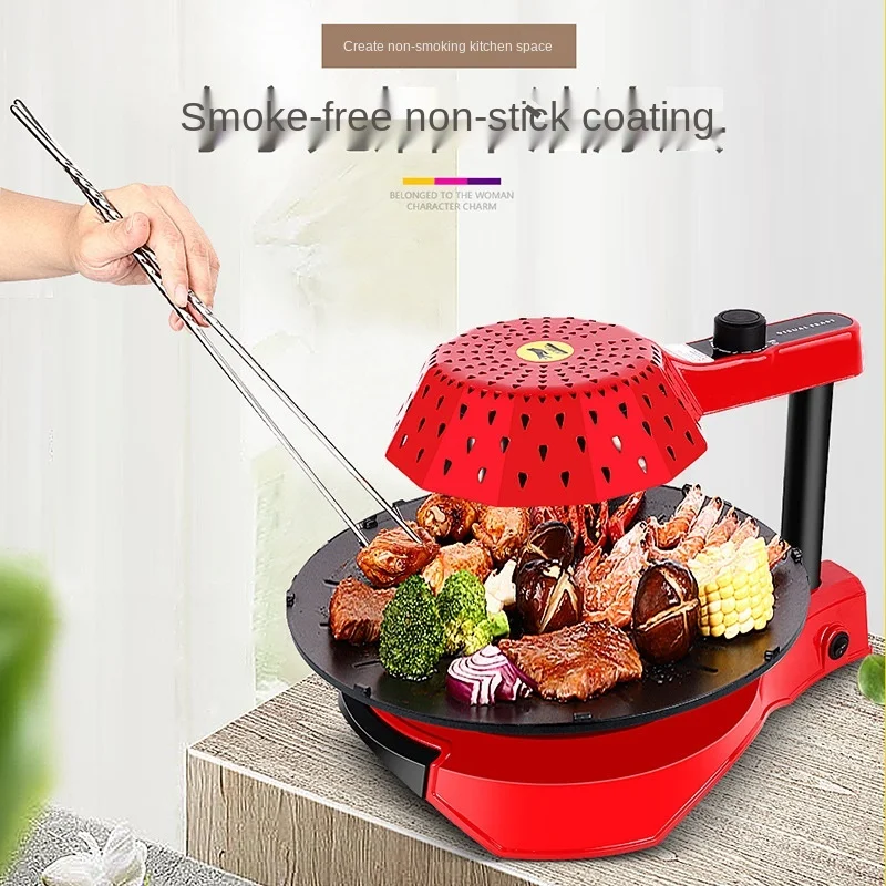 Продажа Корейский инфракрасный электрический гриль для дома, Бездымная домашняя электрическая духовка для барбекю, антипригарный Электрический п...