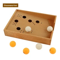 montessori sensory toys blow box games children house toddlers early educational preschool kids wooden toy
