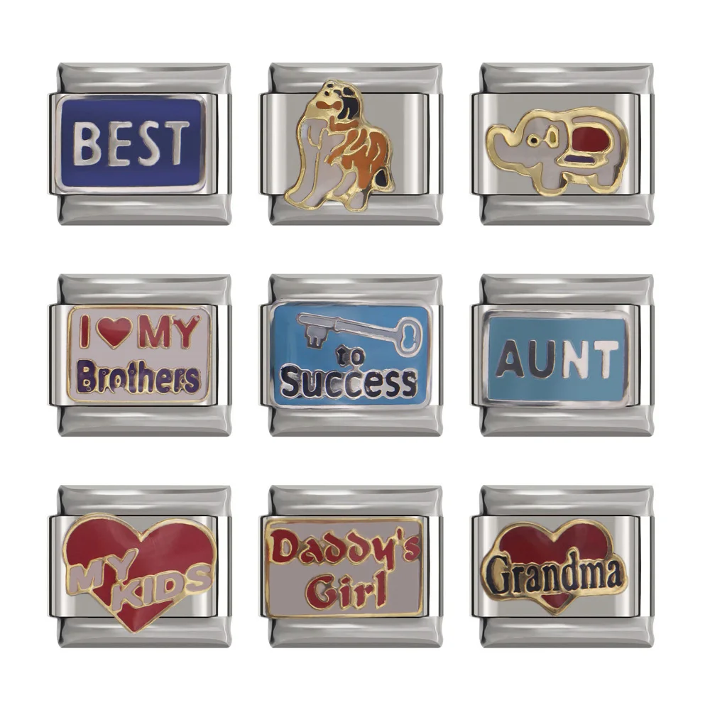 Fyour собака слон бабушка лучшая верия тетя мои дети Очаровательные Брелки