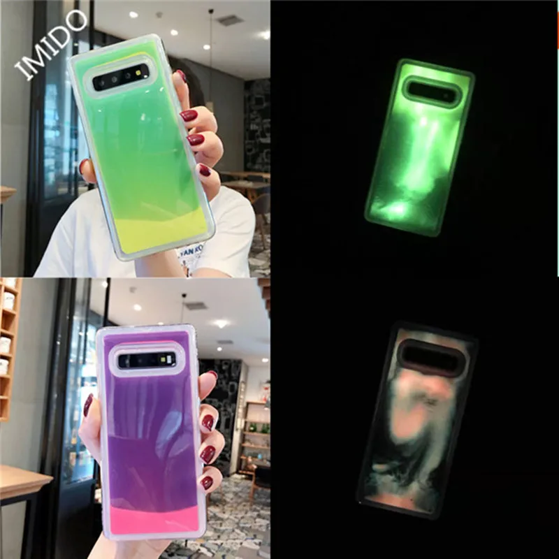 Подсвечиваемый мобильный телефон песочница для Samsung S8 S9 S10 противоударный и