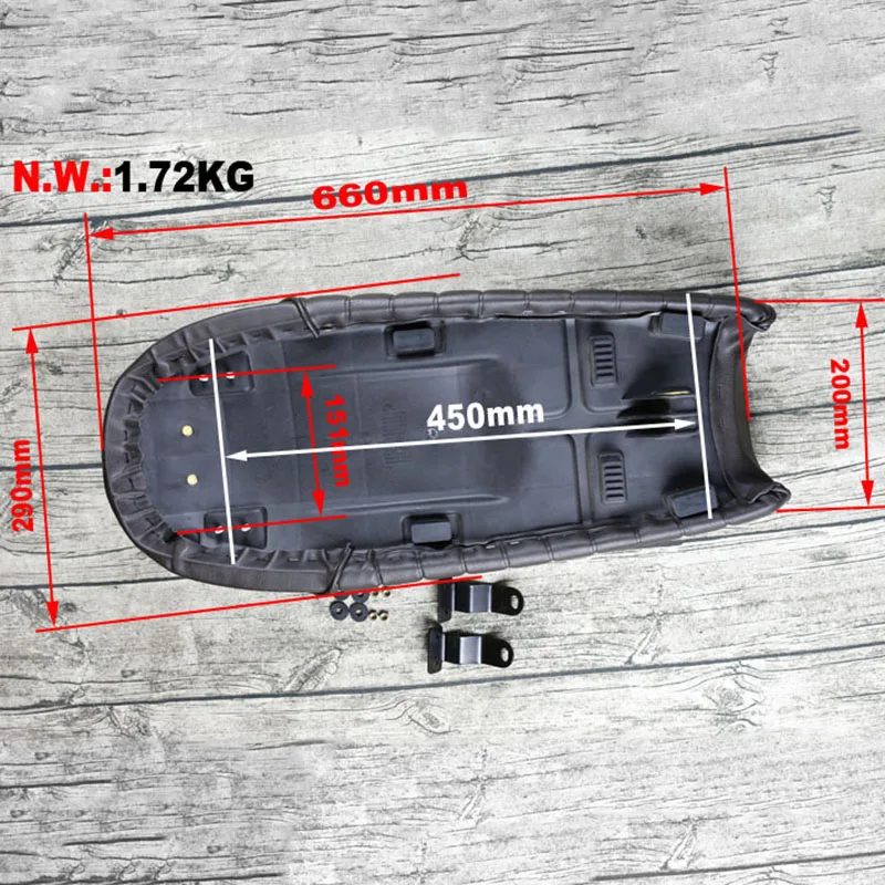 Классическое мотоциклетное винтажное седло на заказ 660 мм высококачественное