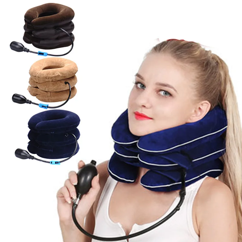 Домашняя Шейная позвонка выпрямитель надувной воздушный затылочный шейный