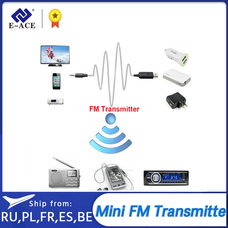 Портативный fm передатчик беспроводной Автомобильный MP3 плеер FM модулятор