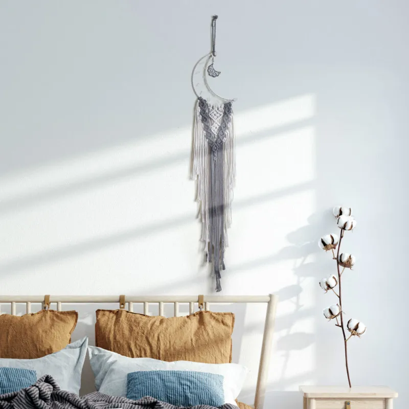 Европа гобелены ручной работы подвеска в виде Луны из 100% хлопка креативный