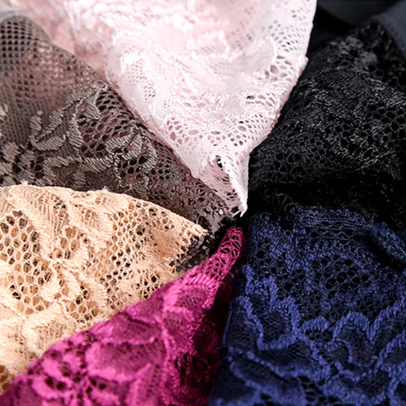 3 шт./лот сексуальные кружевные женские трусики наборы нижнего белья бесшовные