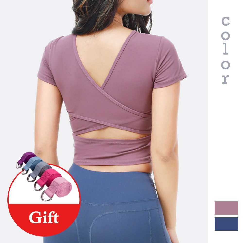 Лунной поляны топы для йоги и фитнеса одежда короткие пикантные женские туфли с