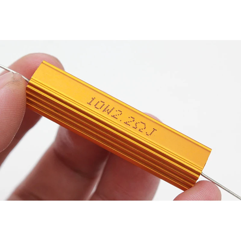 1 шт. 10 Вт алюминиевый мощный металлический корпус чехол проволочный резистор 12 15