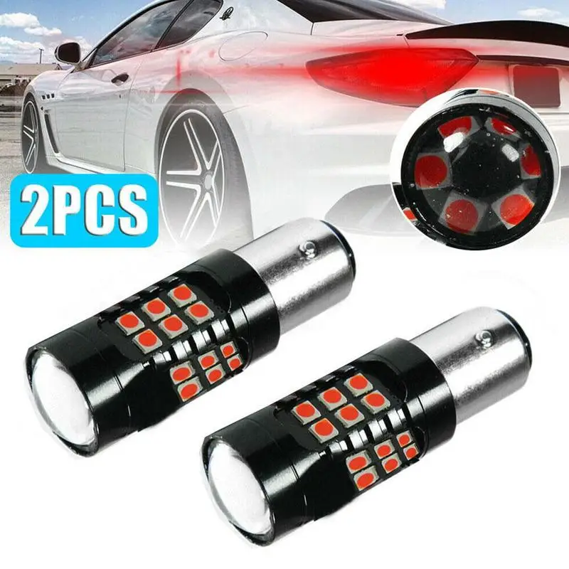 

2pcs Red Strobe 1157 BAY15D 30-SMD LED Car LED Turn Signal Light Brake lamp Reverse Light Auto Accessorios Bulbs 12V Dropshippin