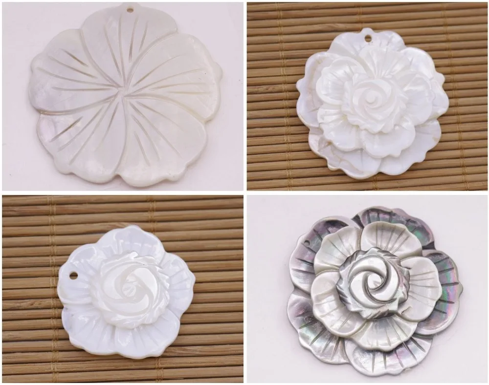 Подвеска из натуральной перламутровой ракушки 35-55 мм | Украшения и аксессуары