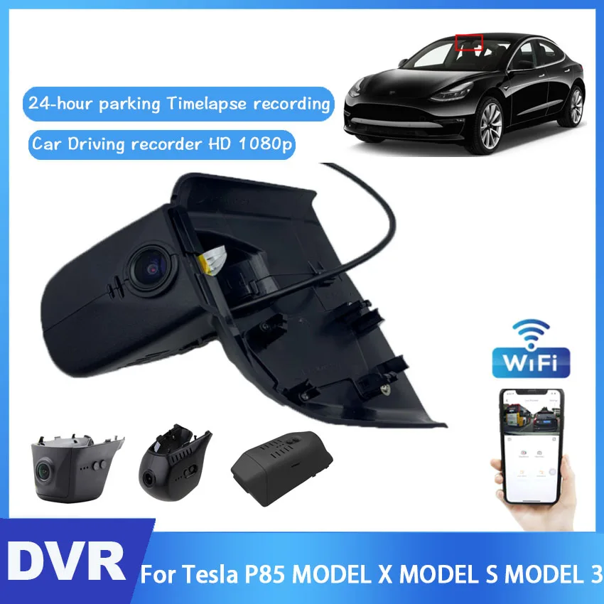New HD Driving Recorder Car Wifi DVR Mini Camera For Tesla P85 MODEL X MODEL S model 3 Novatek 96672 Car Dash Cam Video Recorder