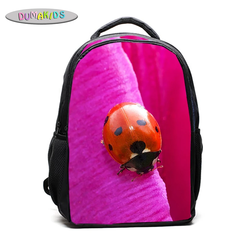 Школьный рюкзак Panther сумка для книг с принтом тигра божьей коровки белого енота