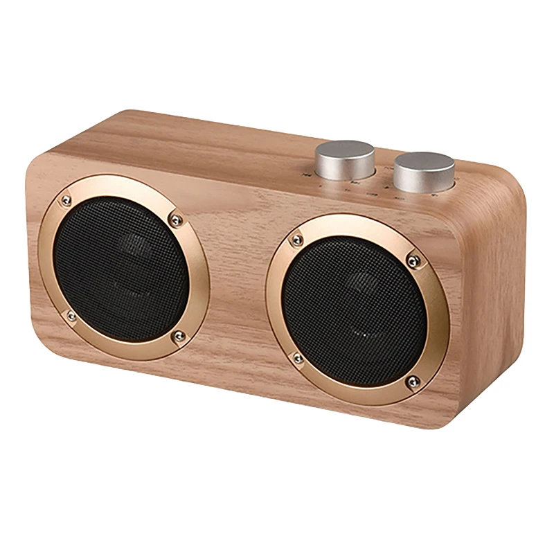 

Деревянный домашний Bluetooth-динамик, уличный Многофункциональный U-диск, беспроводная карта, ретро Bluetooth-динамик