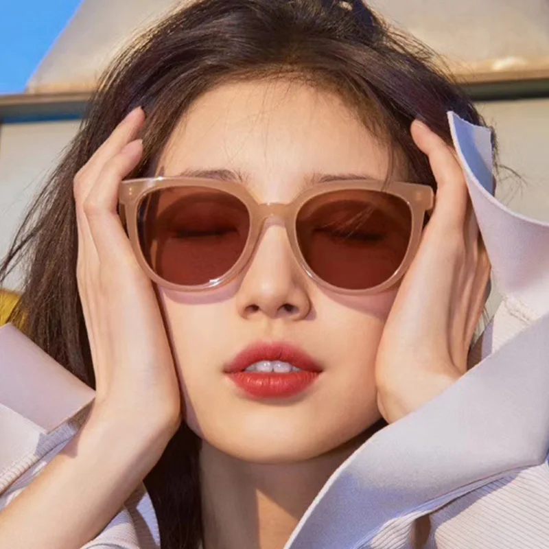

2021 Cat Eye Lentes De Sol Mujer Women's Sunglasses Oculos Cateye Sun Glasses Female Shades Lady UV Gafas