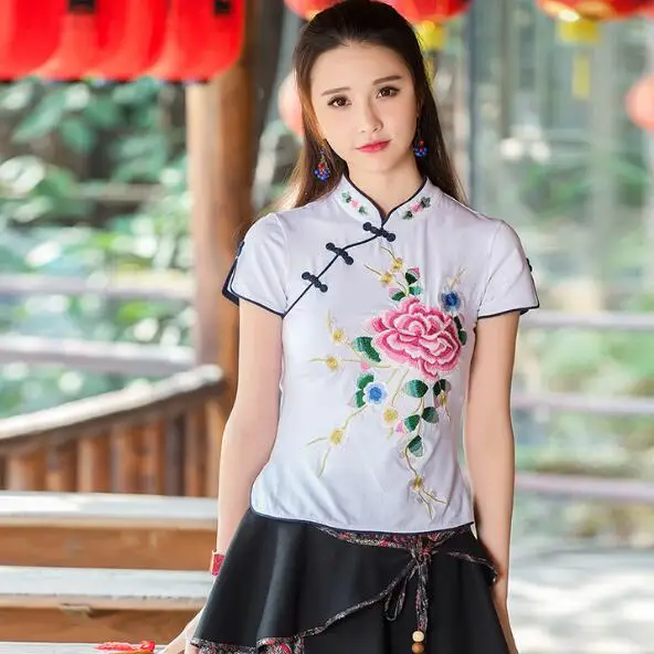 Маскарадные костюмы для женщин размера плюс M-3XL белый черный красный цветочный