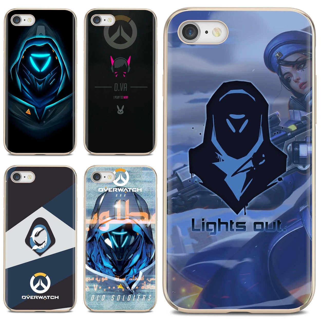 Игра F overwatch S OW ana для iPhone 10 11 12 мини видеокамера регистратор с креплением к 4S 5S SE 5C 6