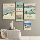 Картина на холсте с изображением Альберта маркета, всемирно известного порта Марселя, художественные принты и плакаты, украшение для стен и дома для гостиной